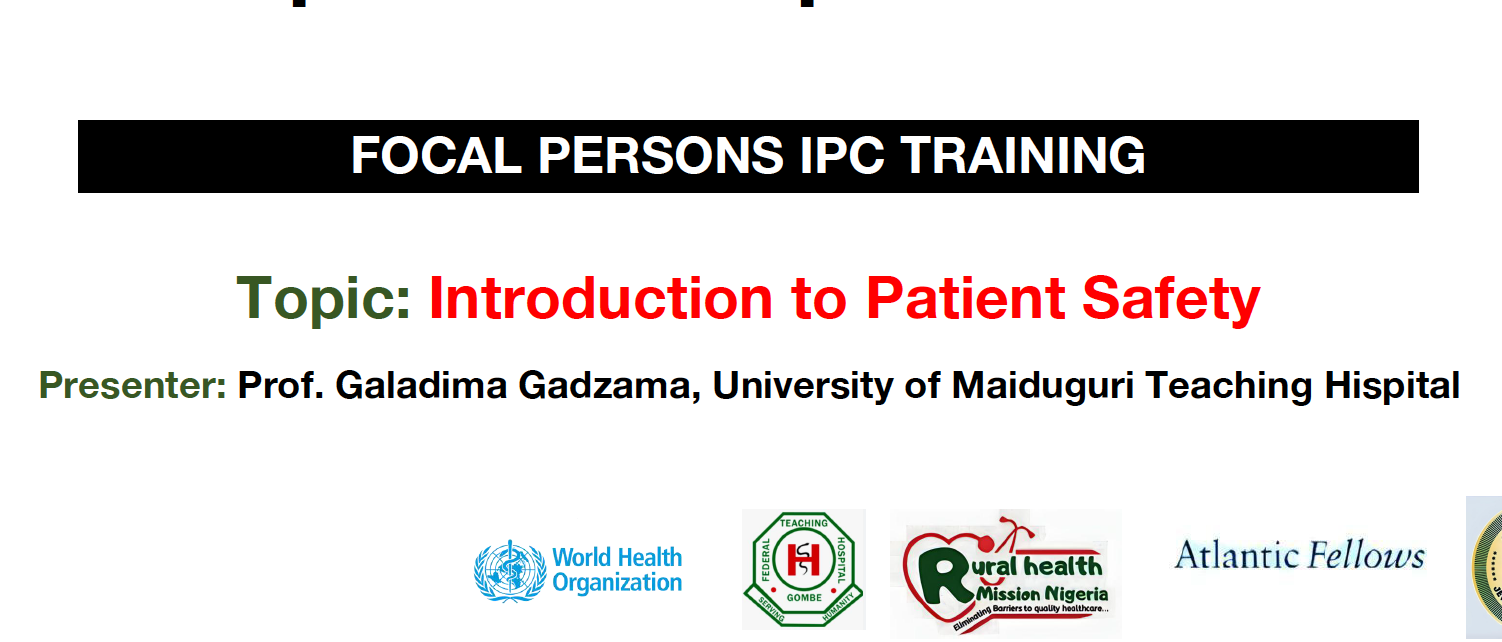 Introduction to patient safety